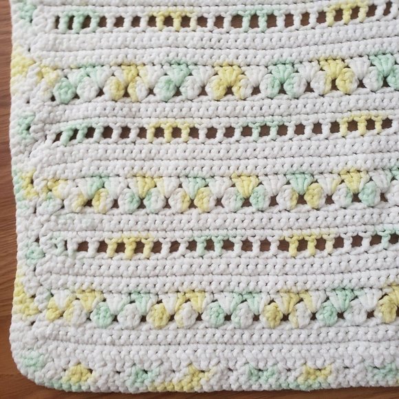 Vintage Baby Toddler Crib Throw Blanket Unisex - Picture 4 of 5